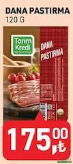 TARIM KREDİ DANA PASTIRMA 120 G fiyat ve kampanya bilgisi